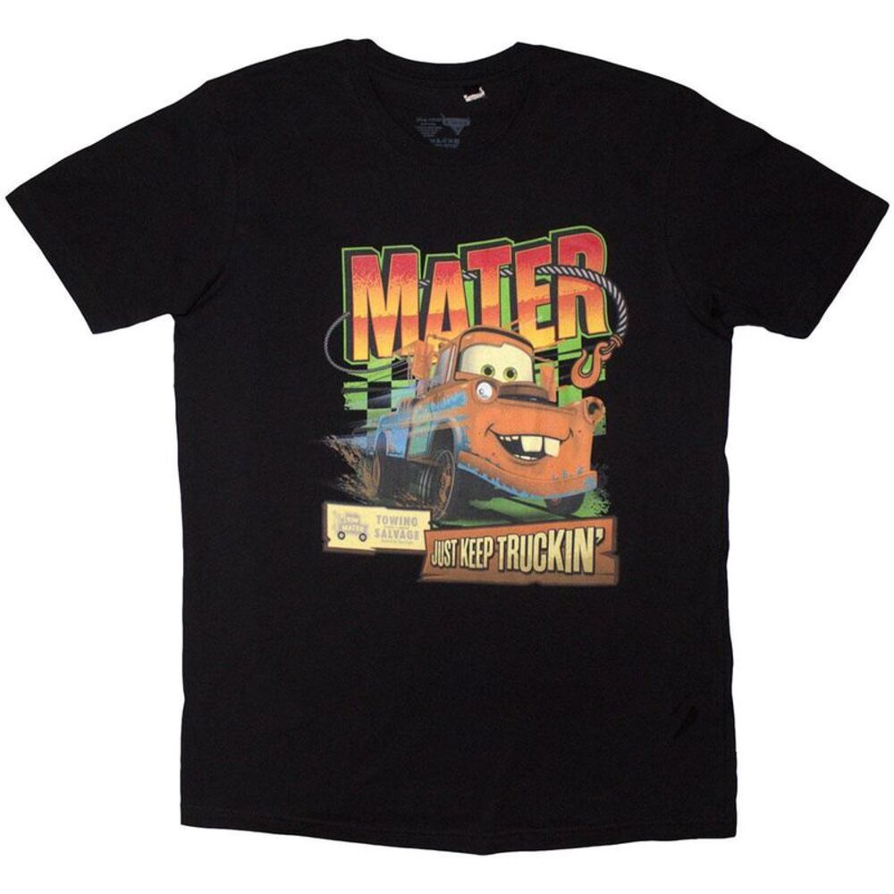 Cars Unisex Adult Keep Truckin�' T-Shirt / Black